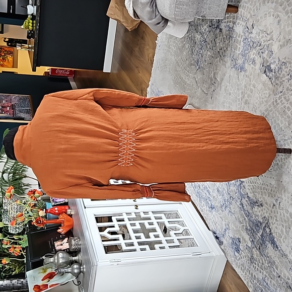 Free People rust / caramel coat Fits Small To Med - Picture 8 of 9